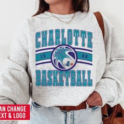 charlotte hornet, vintage charlotte hornet sweatshirt tshirt, hornets sweater, hornets tshirt, vintage basketball fan,