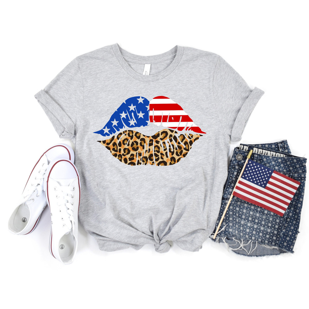 4th of July Lips cheetah 2022 Shirt,Freedom Shirt,Fourth Of July Shirt,Patriotic Shirt,Independence Day Shirts,Patriotic Family Shirts.jpg