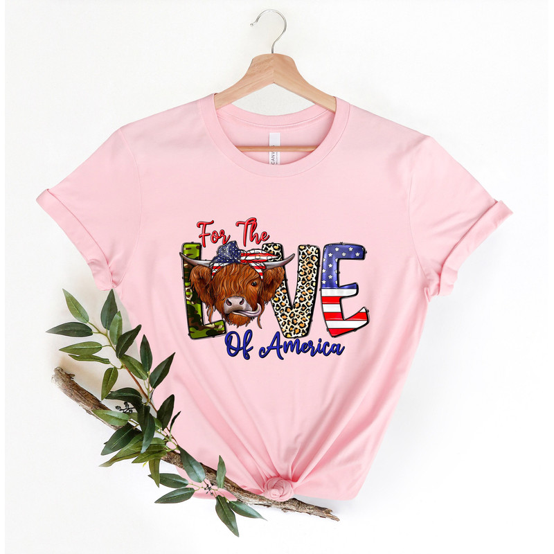4th Of July Love Cow Shirt, Independence Day Shirt, USA Flag Shirt, Patriotic Shirt, America Shirt, Veteran Shirt,Cow Shirt.jpg