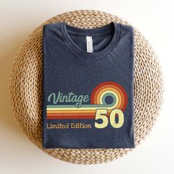 50th birthday shirt,birthday party tee,retro 50th shirt,limited edition birthday shirt,its my birthday shirt,funny birth