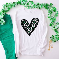 lucky cheetah heart shirt,st. patricks day shirt,st patrick heart shirt,irish shirt,st patricks day shirt,irish shirt,pa