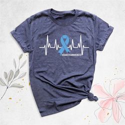 diabetes heartbeat shirt, blue ribbon shirt, diabetic shirt, diabetes awareness tee, diabetes fighter shirt, we wear blu
