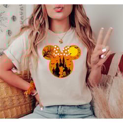 mickey mouse halloween shirt, minnie mause tee, happy halloween shirt, disney halloween shirt, disneyland tee, disney wo