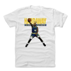 tim hardaway men's cotton t-shirt - golden state throwbacks tim hardaway sketch b