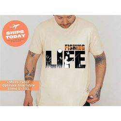 fishing shirt, fishing life t-shirt, fishing gifts for men, men fishing t shirt, funny fishing shirt, fishing graphic te