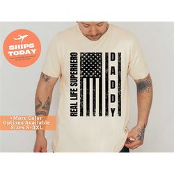 usa flag men t shirt, daddy flag shirt, american dad shirt, father's day shirt, new dad shirt, superhero dad shirt, best