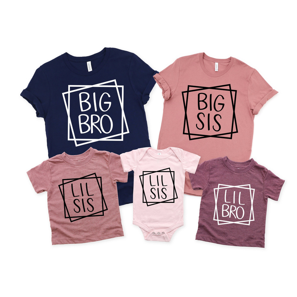 Big Brother Sister Shirts, Little Brother Sister Shirts, Big Bro Sis Lil Bro Sis Matching Shirts, Big Bro Sis T-Shirt, Lil Bro Sis T-Shirt.jpg