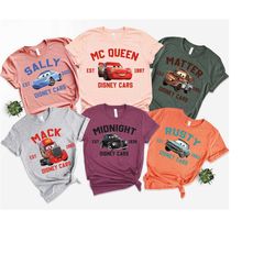 disney cars family matching shirt, disney cars shirt,cars group shirt,cars pixar shirt,cars team shirt,disney vacation,