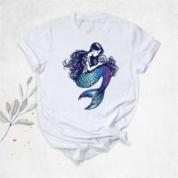 mermaid shirt, mermaid birthday shirt, women gift shirt, best friend shirt, birthday gift shirt, girl mermaid shirt, sum