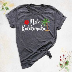 mele kalikimaka t-shirt, hawaiian christmas shirt, tropical christmas t-shirt, beach christmas holiday shirt, coastal ch