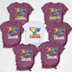 i'm ready to crush 3rd grade shirt, boys back to school shirt, cute third grade tee, 3rd grade gift shirt, dinosaur scho