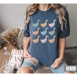 goose shirt, comfort colors goose shirt, goose lover gift, farm lover present silly goose mom tee, comfort colors tshirt