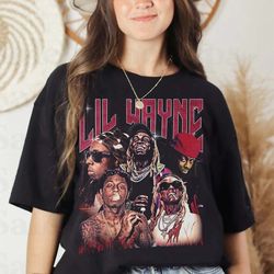 lil wayne vintage 90s shirt | sweatshirt | hoodies, lil wayne t-shirt, hip hop rnb rap unisex homage tee, lil wayne 90s