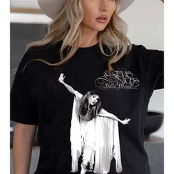 retro stevie world tour, stevie graphic shirt, fleetwood mac music tour 90's style shirt gift for men women unisex shirt