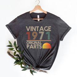 1971 birthday t-shirt, vintage 1971 shirt, 50 years old shirt, 50th birthday shirt, 50th birthday, 50th birthday gift fo