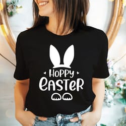 hoppy easter shirt, cute easter bunny tee, happy easter t-shirt, funny easter shirt, bunny easter tee