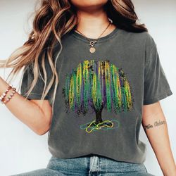 mardi gras bead tree shirt, mardi gras tree t-shirt, mardi gras party shirt, fat tuesday shirt, mardi gras day gift