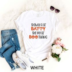 shawty a lil batty shirt, halloween shirt, boo shirt, funny halloween shirt,halloween tee