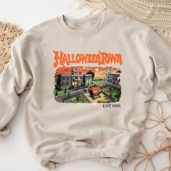 halloween sweatshirt, halloweentown 1998 shirt, disney halloween shirt halloween town fall t-shirt, fall pumpkin