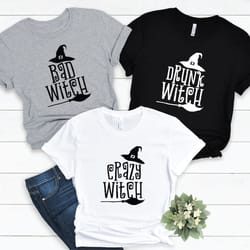 halloween witch shirts, matching halloween shirt, witch shirt, witch gift, halloween girls group shirts, halloween party