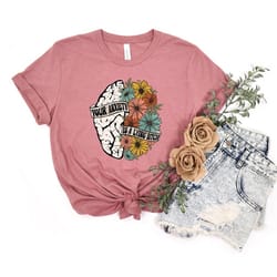 your anxiety is a lying bitch shirt, anxiety shirt, mental health shirt, therapist shirt, anxiety awareness shirt