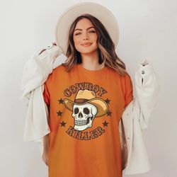 cowboy killer halloween tee, cowboy killer shirt, cowboy killer t-shirt, cowgirl shirt