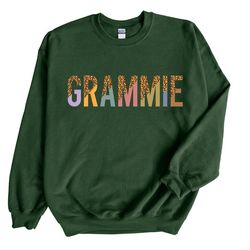 grammie sweatshirt and hoodie for grandma, grammie grandma sweatshirt, grammie gift for mother's day