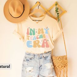 in my teacher era t-shirt, funny teacher gift, cute new teacher t-shirt, future teacher tee