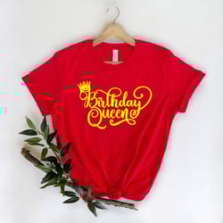 birthday queen shirt,birthday tee,birthday party shirt,birthday gift,birthday gift shirt