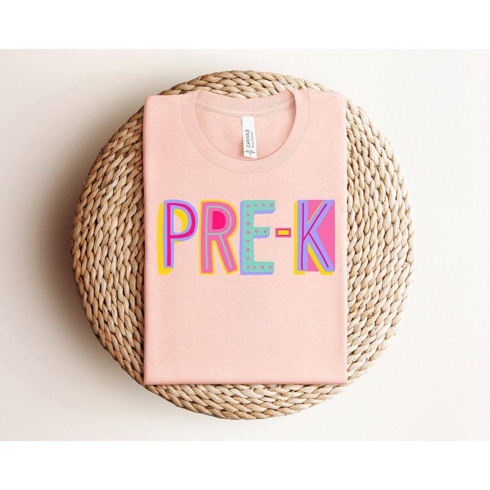 Pre-K Rainbow Shirt, Pre-K Squad Shirt, Pre-K Squad Shirt, Pre-K Grade Shirt, Pre-K Grade Shirt, Pre-K Grade Is Groovy Tee.jpg