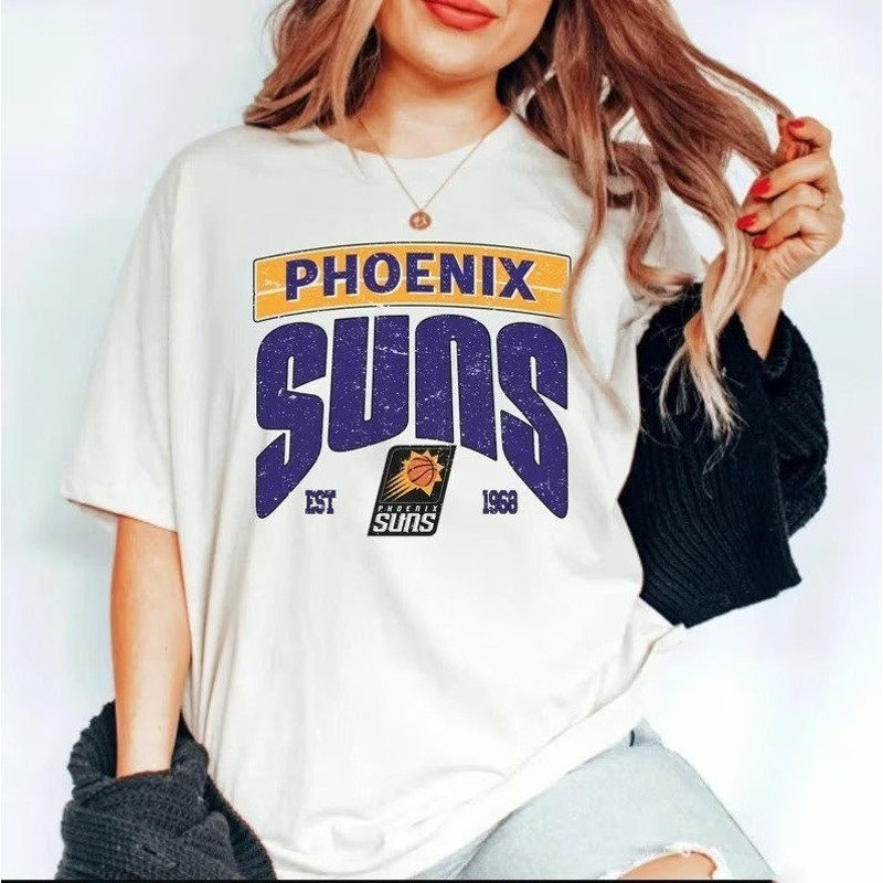 Custom Vintage Phoenix Suns Basketball, 90s Bootleg, T-Shirt Retro Style Sweatshirt Crewneck, fan gift, Phoenix Suns shirt.jpg