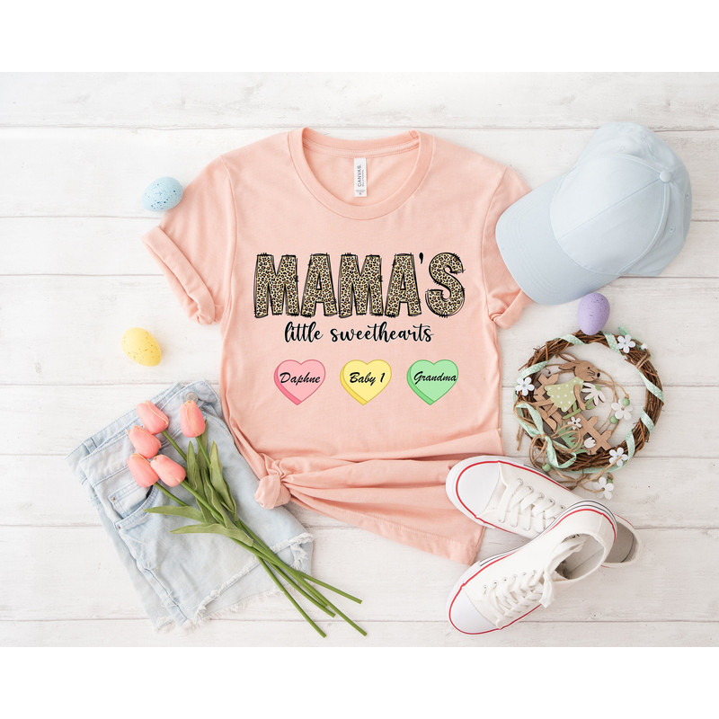 Customize Mama Shirt, Mama's Sweethearts Shirt, Leopard Mama T Shirt, Custom Shirt Idea, Leopard Mama T Shirt, Perfect Gift for Mother's Day.jpg