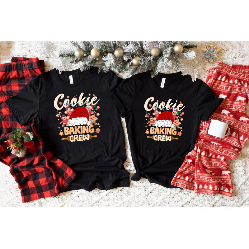 Cookie Baking Crew Shirt, Family Christmas Shirts, Cookie Baking Team, Gingerbread Sweater, Christmas Matching Shirts, Holiday Shirts.jpg