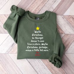 christmas means a little bit more life moments save moments sweatshirt, meaningful family matching sweatshirt, family ch