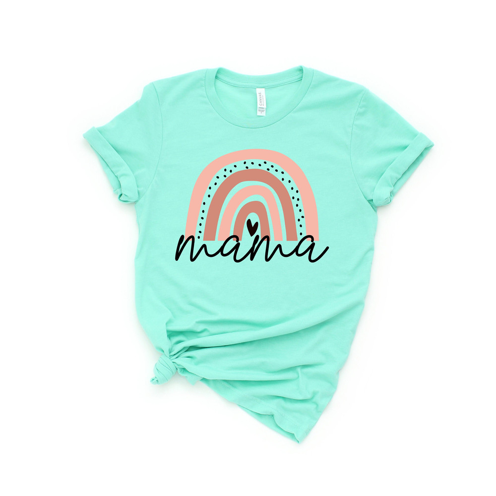Mama Rainbow Shirt,Mother's Day Gift Shirt,Gift for Mom,Mom Shirt,Trendy Mom T-Shirts,New Mom Gift,Baby Announcement Shirt,Future Mom Gift.jpg