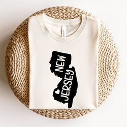 new jersey shirt, new jersey map shirt, new jersey state shirt, new jersey state map shirt, new jersey apparel, new jers