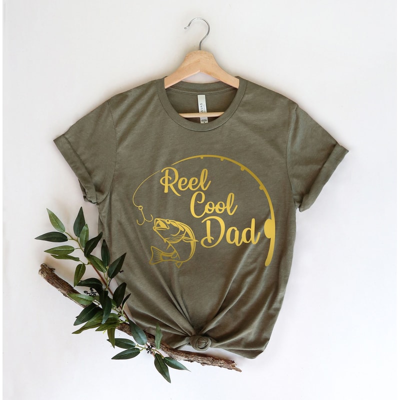 Reel Cool Dad Shirt,Fishing Shirt,Fisherman T-Shirt,Father Gift Shirt,New Dad Shirt,Dad Shirt,Daddy Shirt,Father's Day Shirt,Gift for Dad.jpg