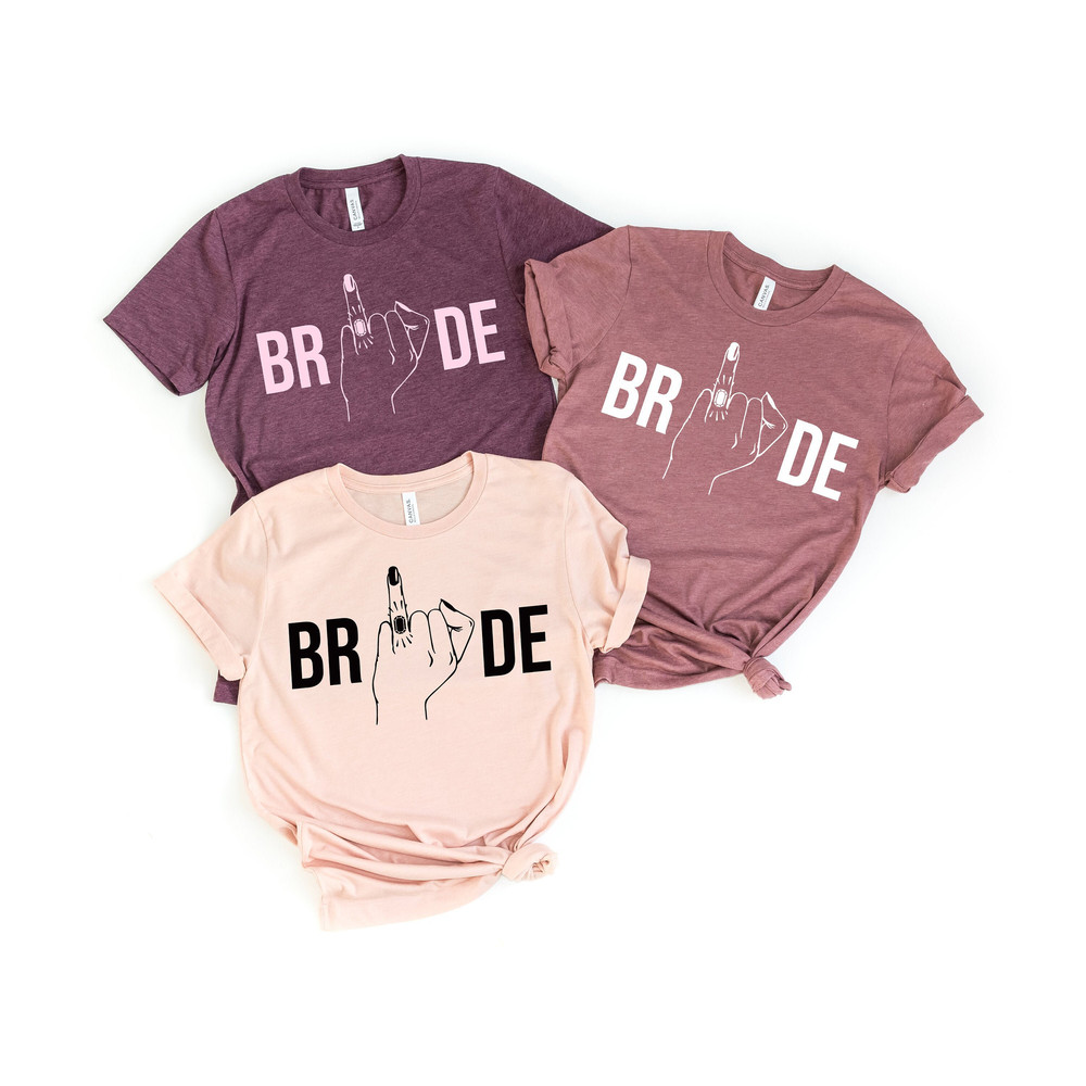Ring Finger Bride Shirt, Wedding Party Shirt, Honeymoon T-Shirt, Cute Tshirt, Bachelorette Party Shirt, Bridal Party Shirt, Cute Mrs Shirt.jpg