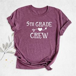 5th grade crew shirt, teacher matching shirt, fifth grade teacher shirt, 5th grade squad shirt, school team shirt,5th gr