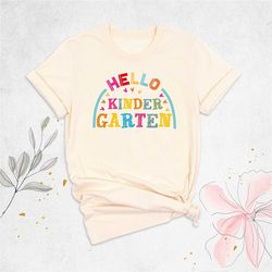 kindergarten first day of school shirt, kindergarten teachers shirt, kids back to school shirt, kinder team t-shirt, kin