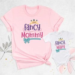 mama mini shirt, fancy mommy t-shirt, personalized mother's day shirt, mom and daughter matching shirt, mommy and me out