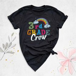 3rd grade crew shirt, back to school shirt, third grade teacher shirt, teacher matching shirt, 3rd grade gift shirt, fir