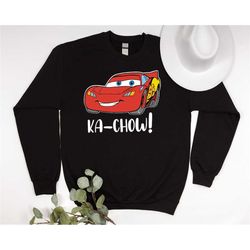 ka chow cars shirt, lightning mcqueen shirt, disney cars shirt, cars birthday tee, cars land shirt, disney pixar shirt,