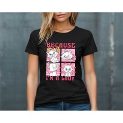 disney aristocats shirt, cat lady sweatshirt, disney girl shirt, disney cat marie shirt, disney white kitten shirt, mari