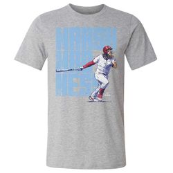 brandon marsh men's cotton t-shirt - philadelphia baseball brandon marsh philadelphia marsh madness wht