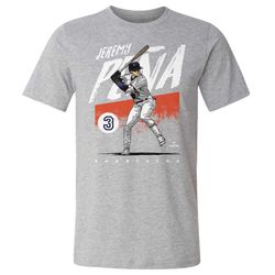 jeremy pena men's cotton t-shirt - houston baseball jeremy pena houston grunge wht