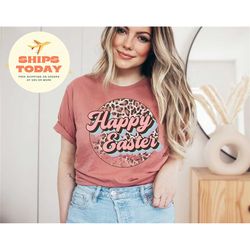 happy easter shirt, matching easter t-shirt, retro easter shirt, easter shirt, girly bunny t-shirt, easter day shirt, ea