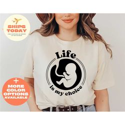 pro life shirt, save the children shirt, life is my choice shirt, anti-abortion tee, protect life t-shirt, conservative