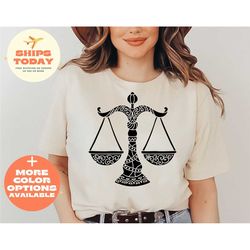 libra horoscope zodiac shirt women, libra t shirt, libra constellation tshirt for her, libra astrology shirt, birthday g