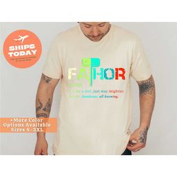 fathor, thor, avengers shirt, father's day gift, avengers men's shirt, fathor definition shirt, marvelous dad shirt, sup